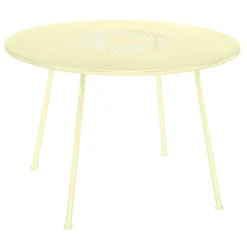 Fermob Lorette Tuintafel Ø 110cm Frosted Lemon