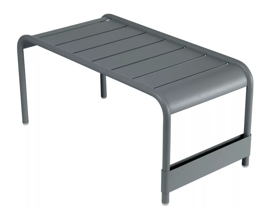 Fermob Luxembourg Voetenbank Large Storm Grey 3 Fermob Luxembourg Voetenbank Large Storm Grey